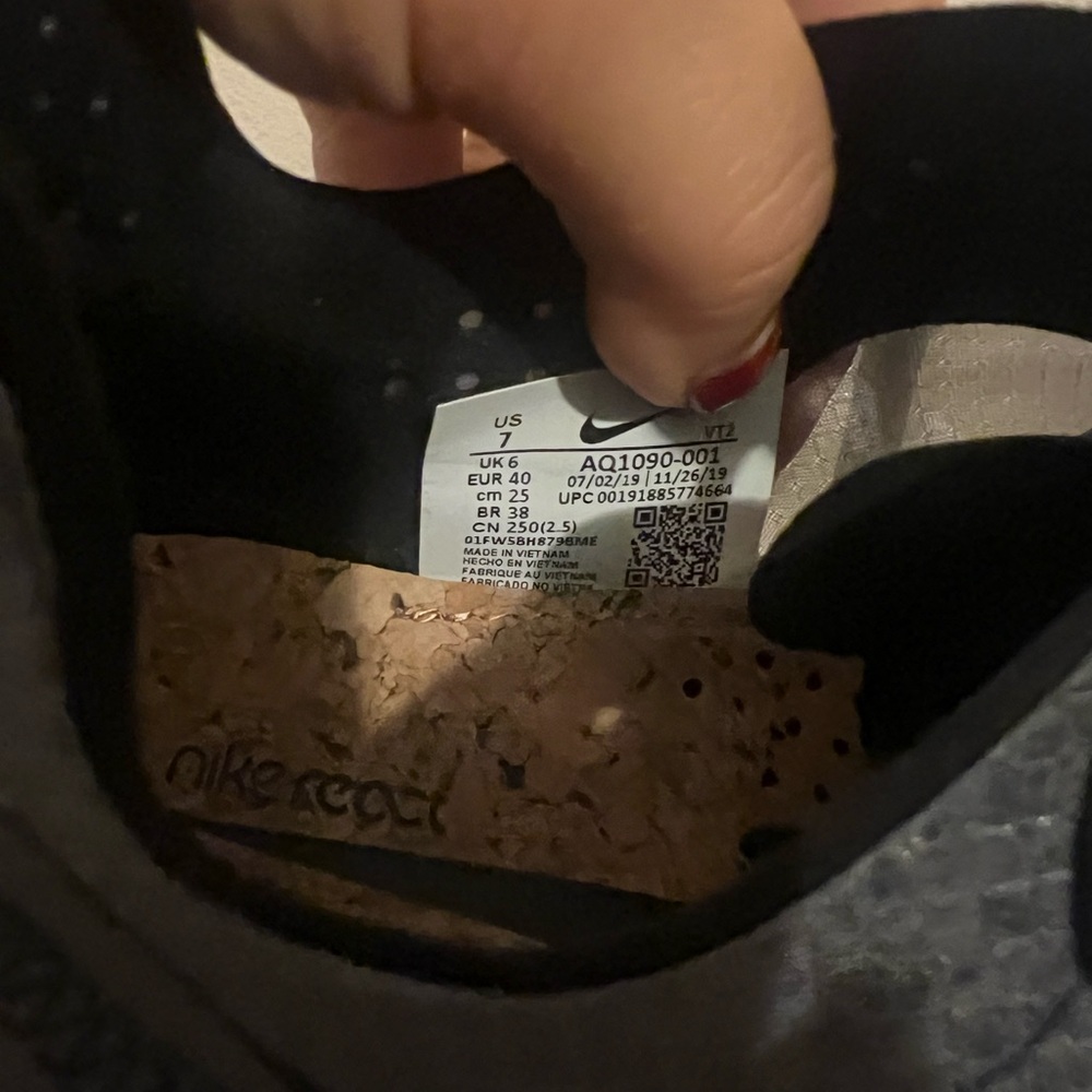 Nike React Element 87 Anthracite Black - Picture 7 of 8